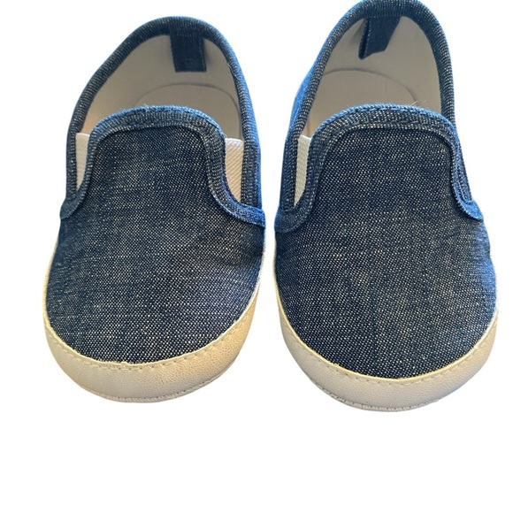 Old Navy Blue and White Slip-On Sneakers - Picture 1 of 4